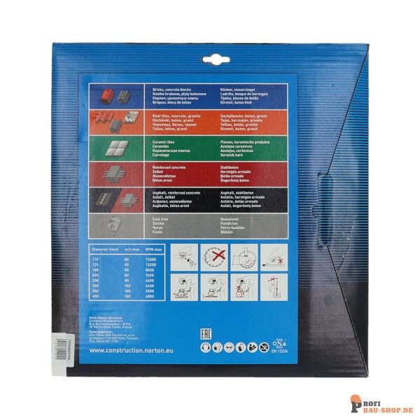 nortonschleifmittel/NORTON_schleifmittel_70184643396 Diamond Blade Norton Vulcan TURBO LASER 35x25.4 1x3.2_151313